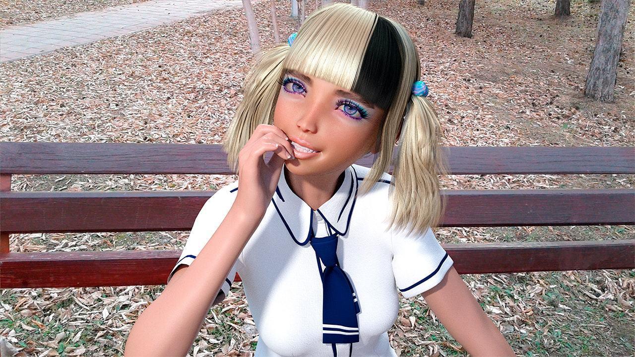 Little Squirrel in the Autumn Park【英語版】