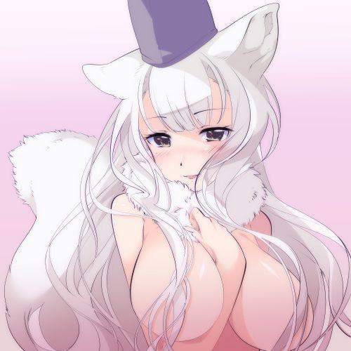 白狐ちゃんにやさしくヌキヌキされちゃうお話