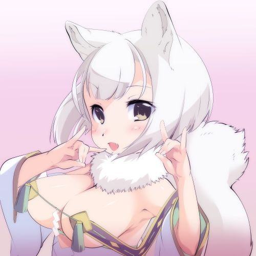 白狐ちゃんにやさしくヌキヌキされちゃうお話