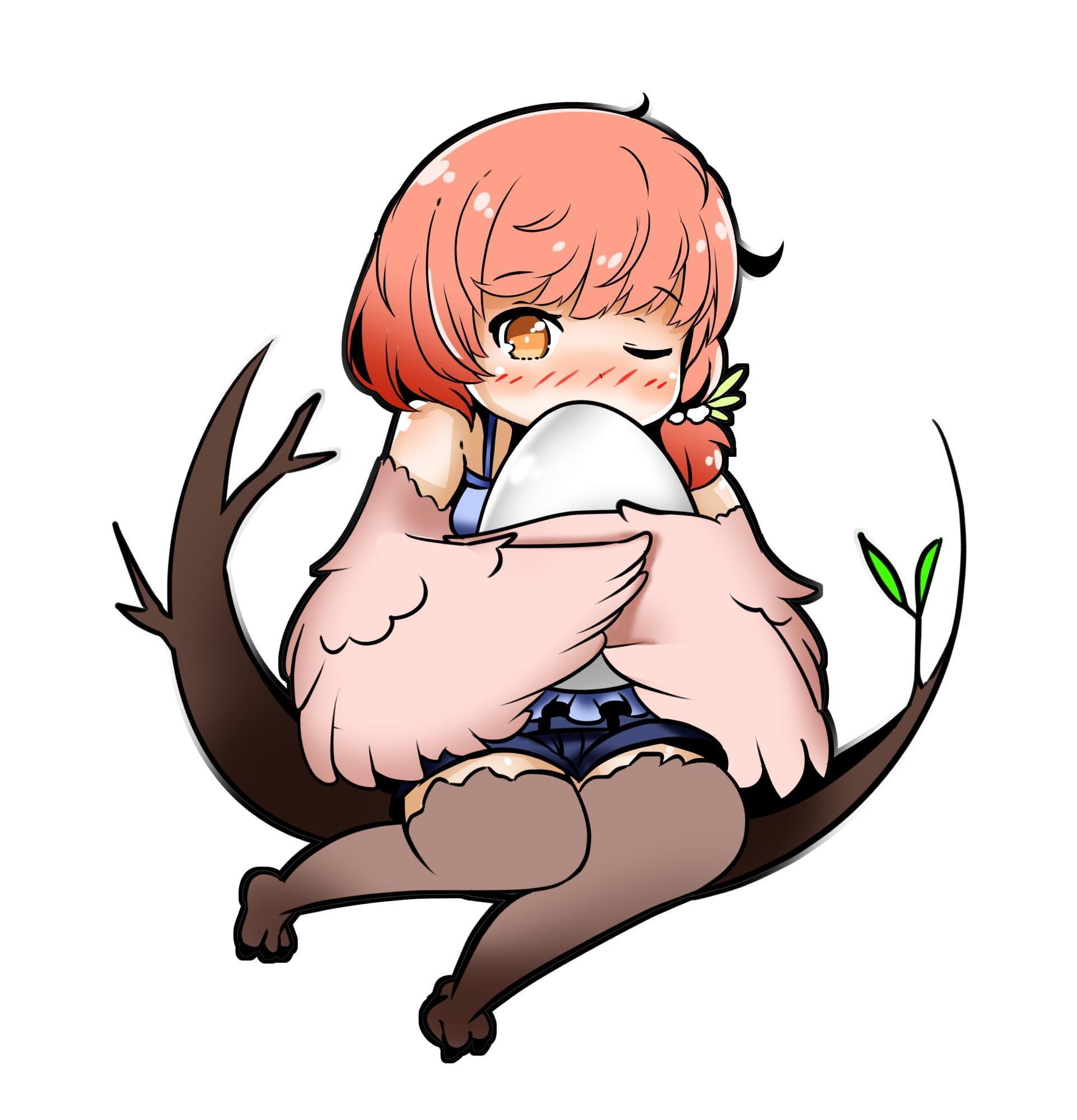 恥ずかしがりやなハーピー娘と癒しの巣生活