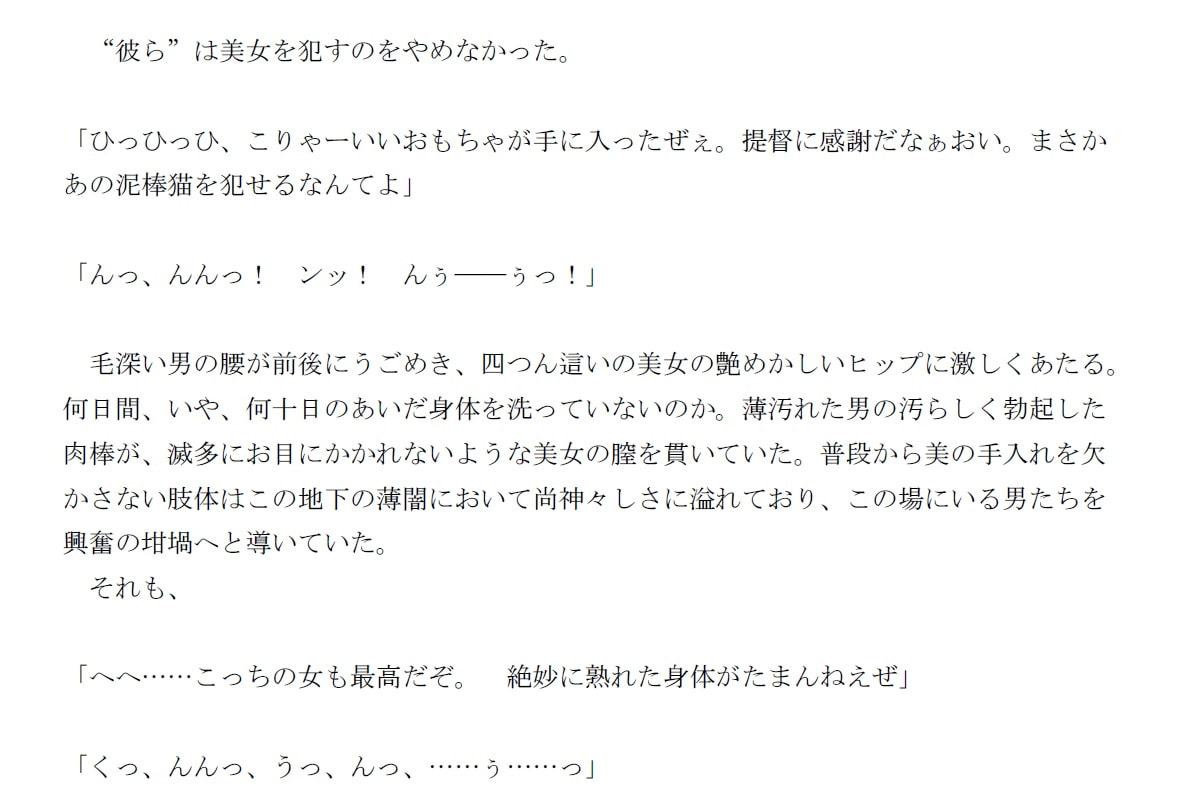 犯されたヒロイン達～拉致された航海士と考古学者～