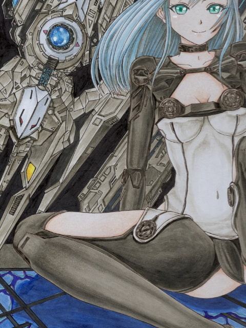 ビー〇レス、レ〇シアのアナログイラスト(コピック系作品)