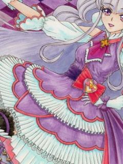 HU〇っと!プ〇キュアのアナログイラスト(コピック系作品)