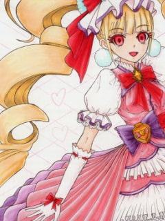 HU〇っと!プ〇キュアのアナログイラスト(コピック系作品)