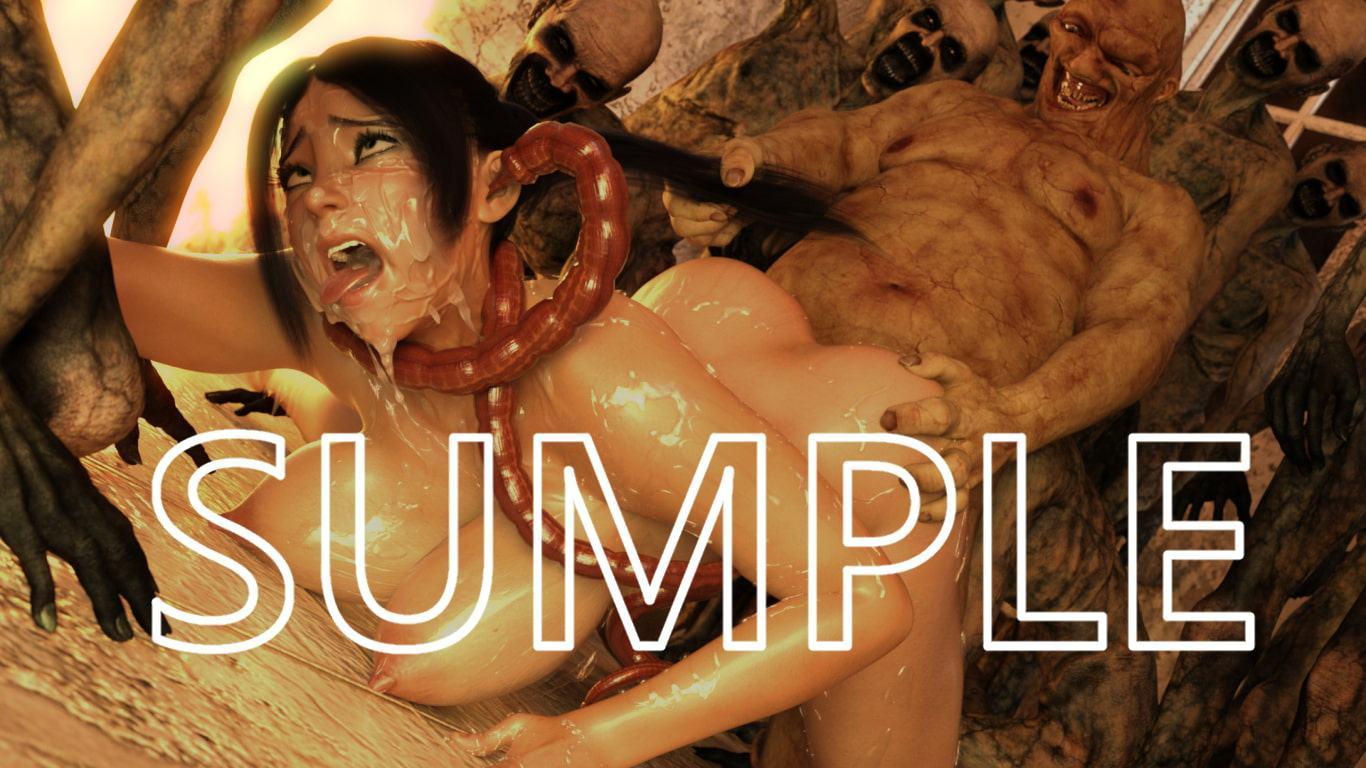 焔の忍 ～封魔忍vsゾンビ!!触手の毒に完全陥落!!くノ一廃業!!マキは皆の肉嫁奴隷!!!～