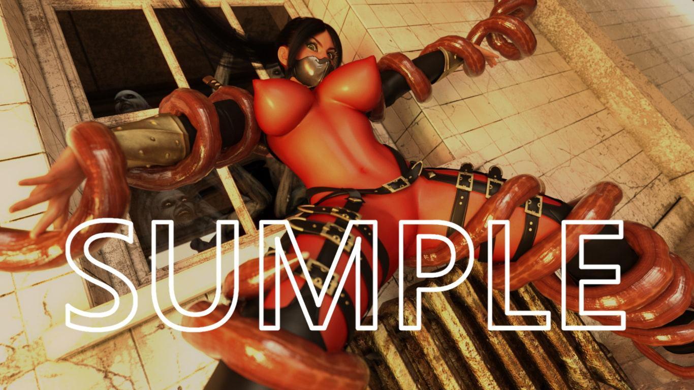 焔の忍 ～封魔忍vsゾンビ!!触手の毒に完全陥落!!くノ一廃業!!マキは皆の肉嫁奴隷!!!～