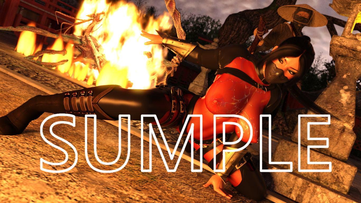 焔の忍 ～封魔忍vsゾンビ!!触手の毒に完全陥落!!くノ一廃業!!マキは皆の肉嫁奴隷!!!～