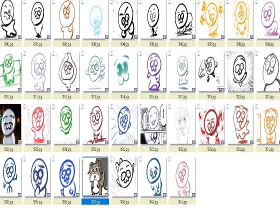 もーが自画像集その2