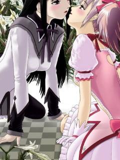 魔法少女ま〇か☆マ〇カ、リアル目なCGイラスト(CG系作品)