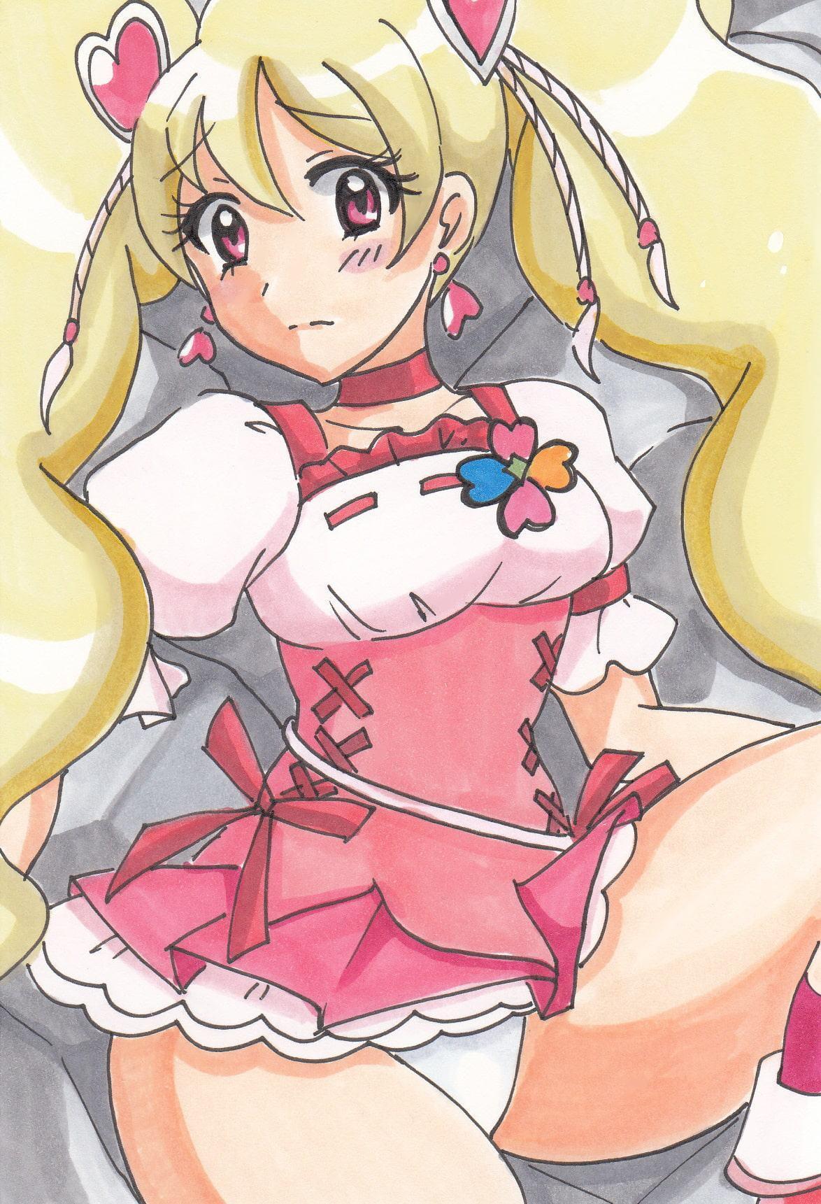 プ○キュアのパンチラとか