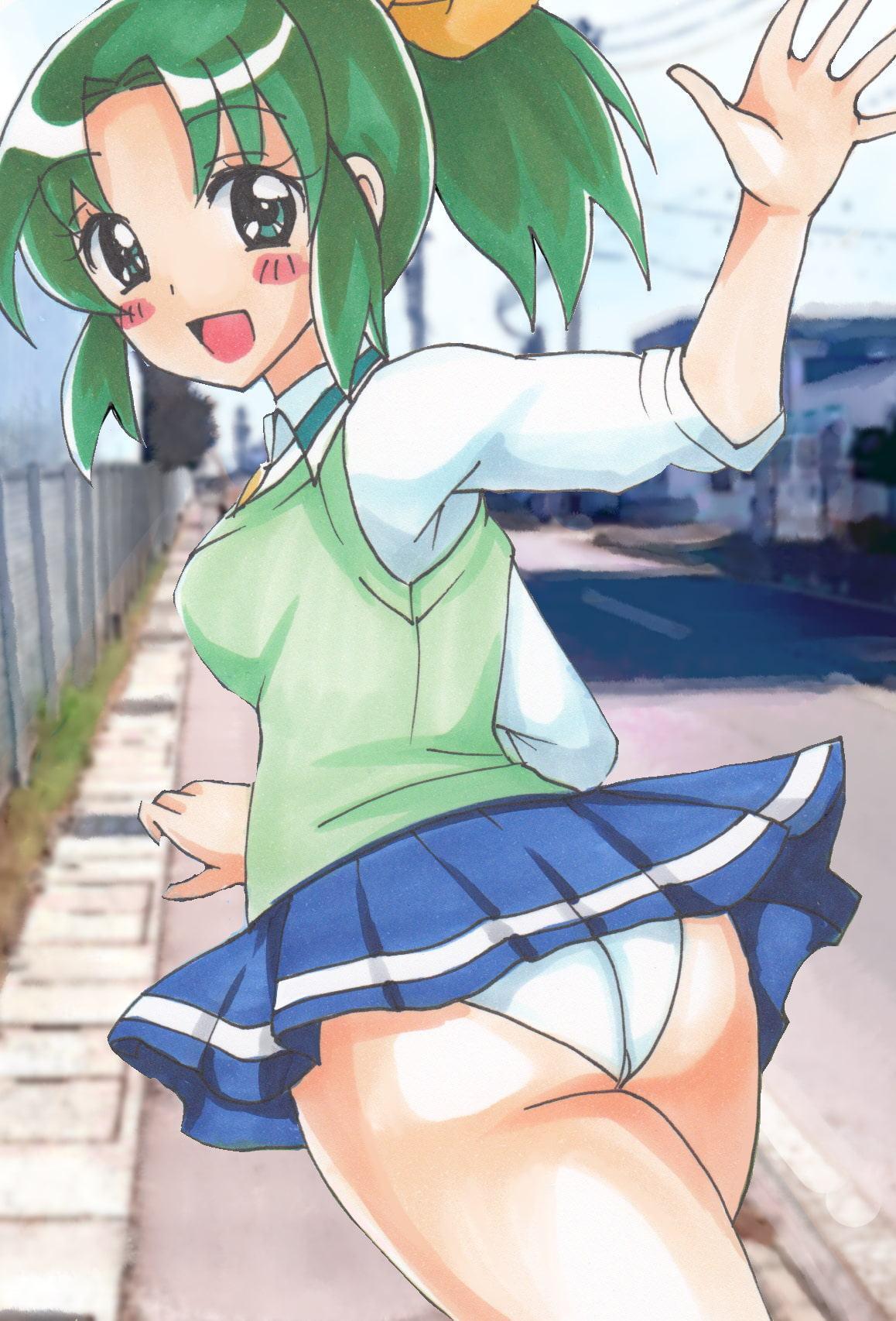 プ○キュアのパンチラとか