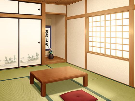 フリー背景素材 住宅 和室