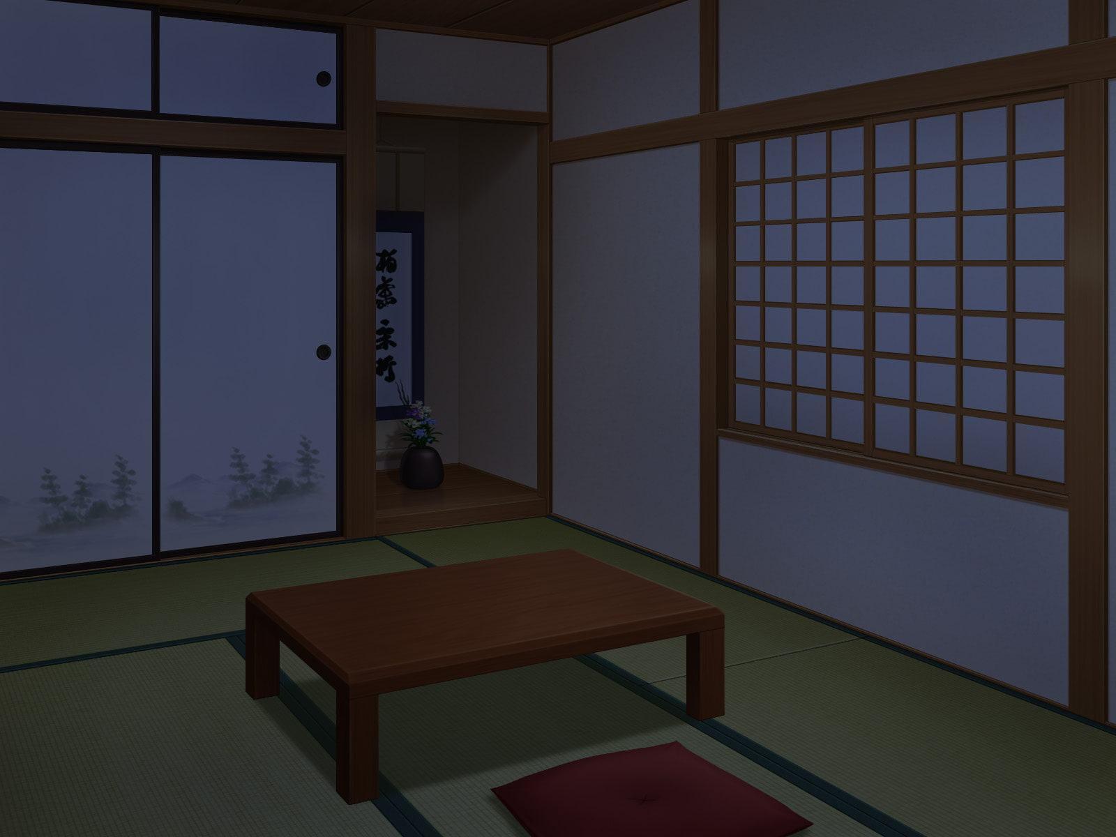 フリー背景素材 住宅 和室