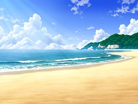 フリー背景素材 海