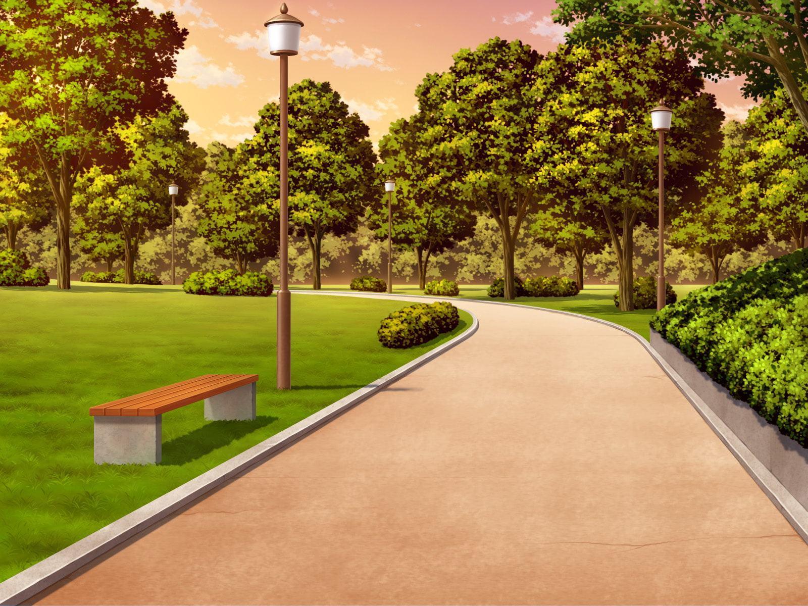 フリー背景素材 公園