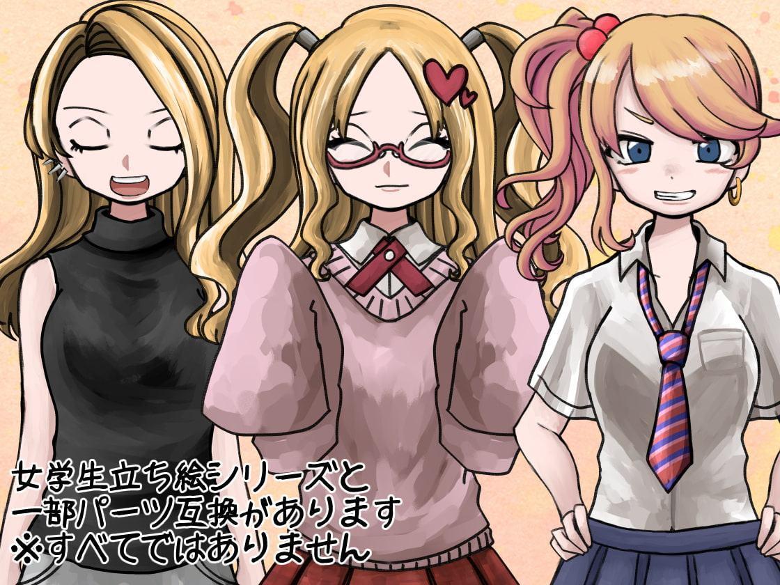 女学生立ち絵7