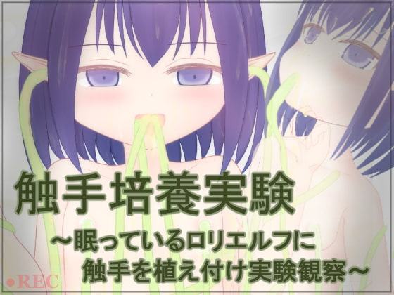 触手培養実験～眠っているロリエルフに触手を植え付け成長観察～