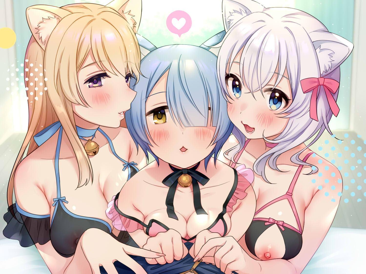 【KU100】猫耳オナホペット三姉妹を買える未来がやって来た!【過去作50%オフクーポン付き!】