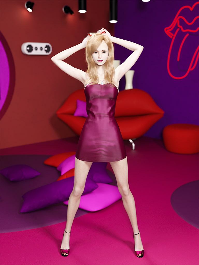 金髪のお姉さん ～ホテルの部屋で～