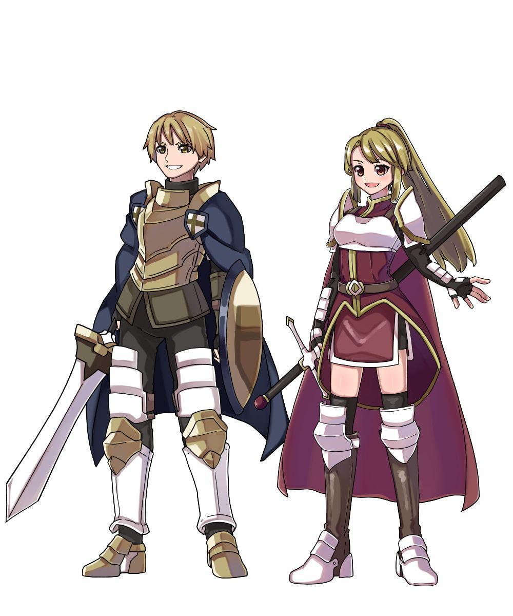 ファンタジーキャラクター 立ち絵素材 王国兵士・騎士