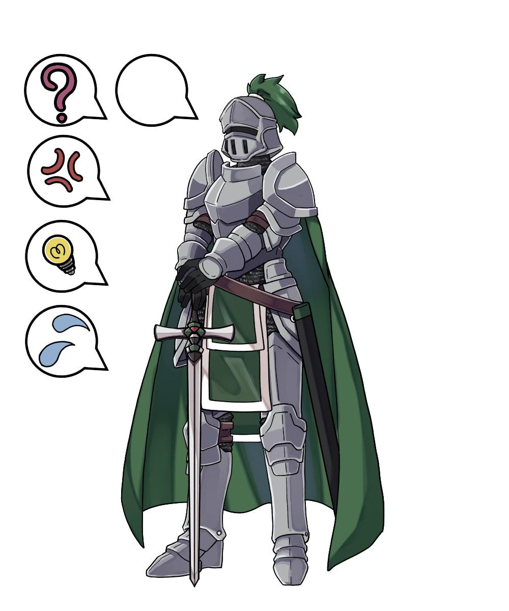 ファンタジーキャラクター 立ち絵素材 王国兵士・騎士