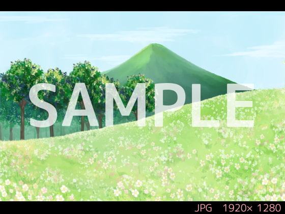 草原 昼【ゲーム背景素材】