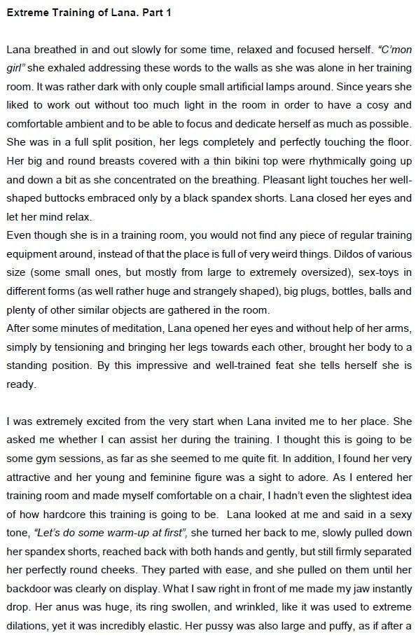 extreme insertions and muscle girls novels