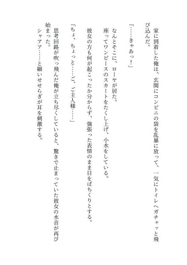 外出しちゃダメなので家で吸血鬼メイドに中出しする小話