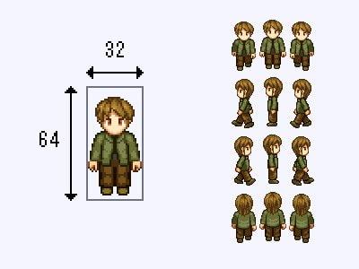 歩行キャラ素材集