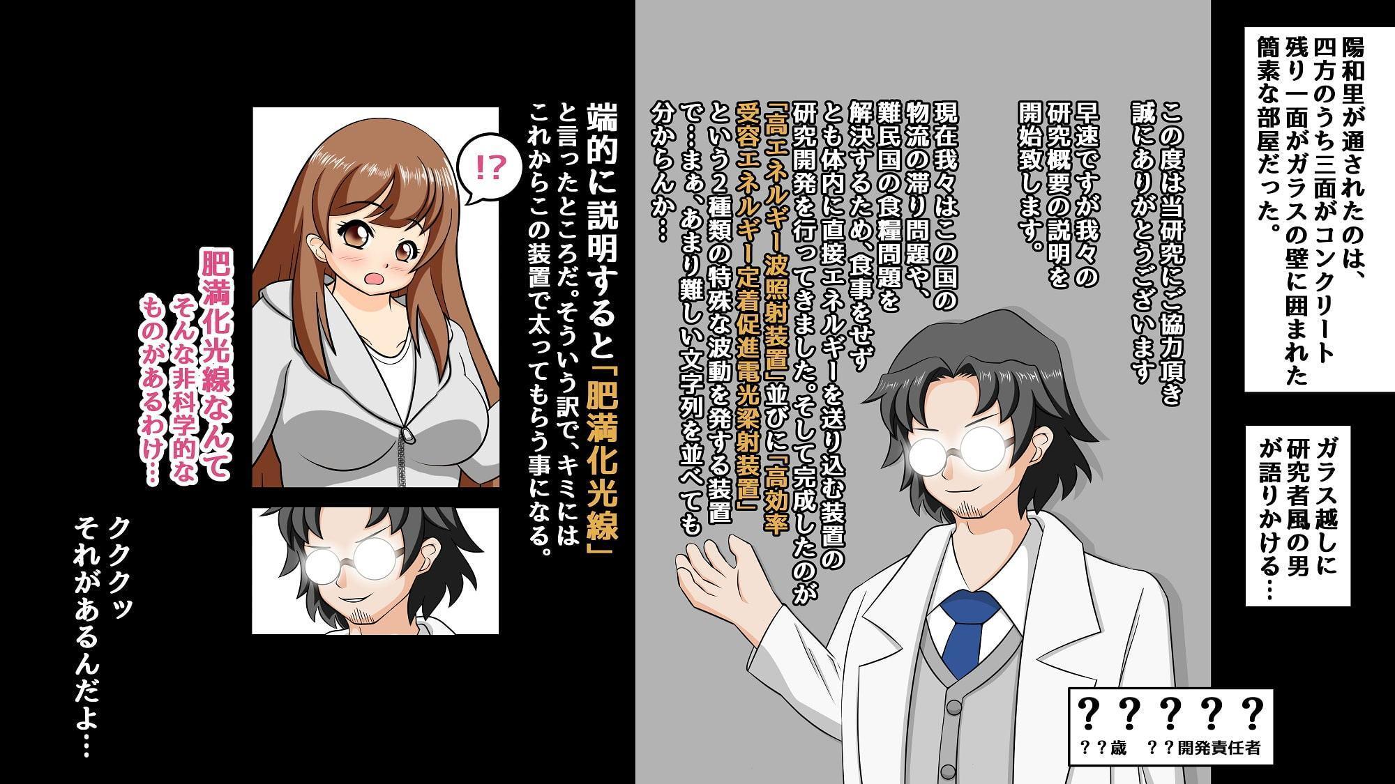 1いいねで1kg肥満化少女