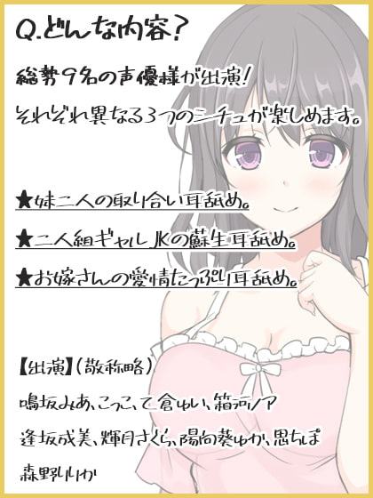 【期間限定価格】耳舐めざんまい2-色んなシチュでぐっぽり耳舐め