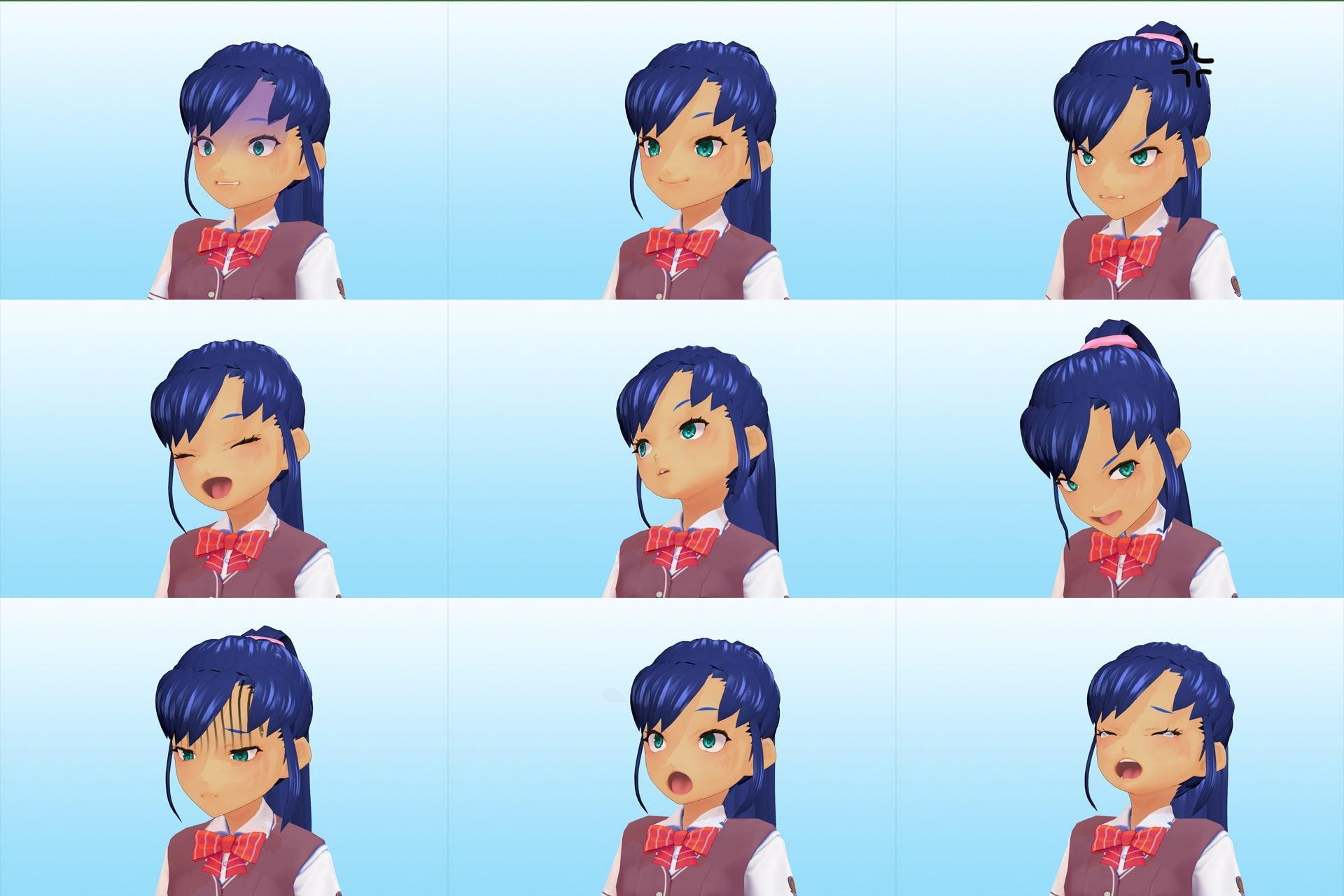 私立あかね高等学校 2年3組 出席番号25番 水谷 勇気 夏服3Dモデルデータ