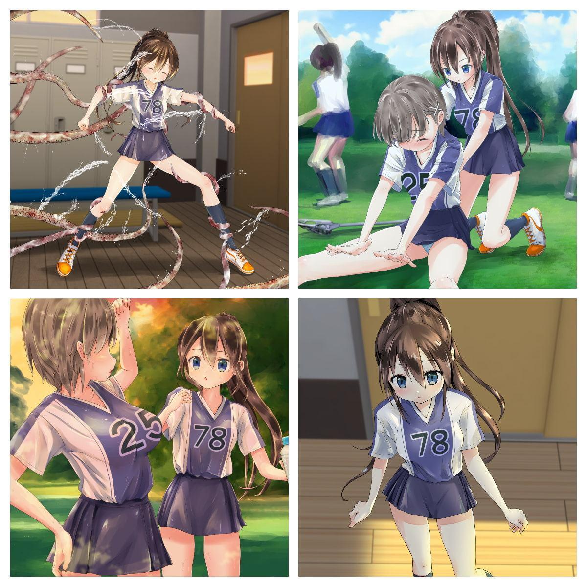 ラクロス部アイナ、タコ触手に凌辱される