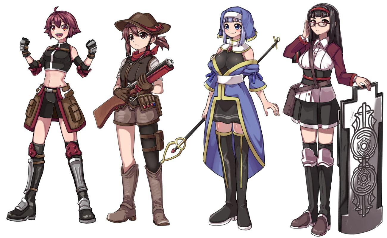 ファンタジーキャラクター 立ち絵素材 女の子その2