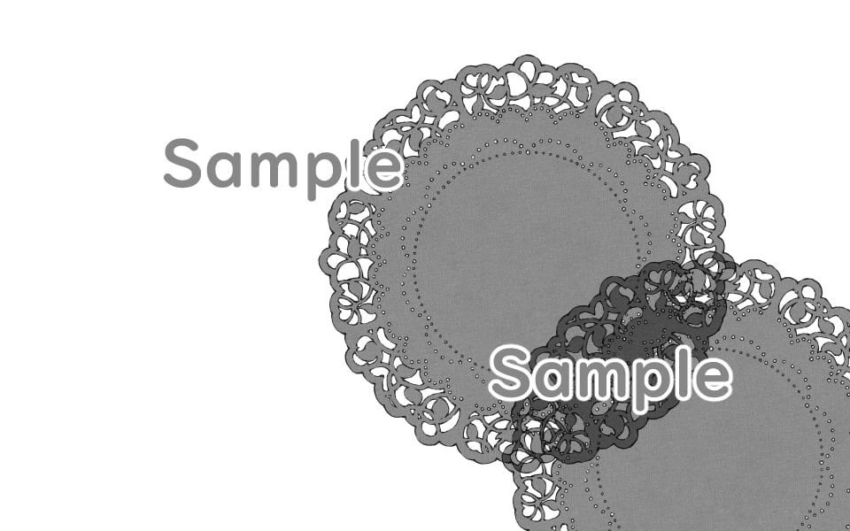 丸いレースの背景素材4種×2色(1920×1200・800×600px)