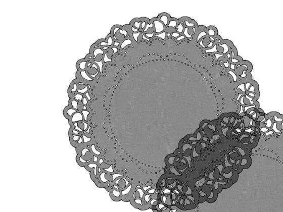 丸いレースの背景素材4種×2色(1920×1200・800×600px)