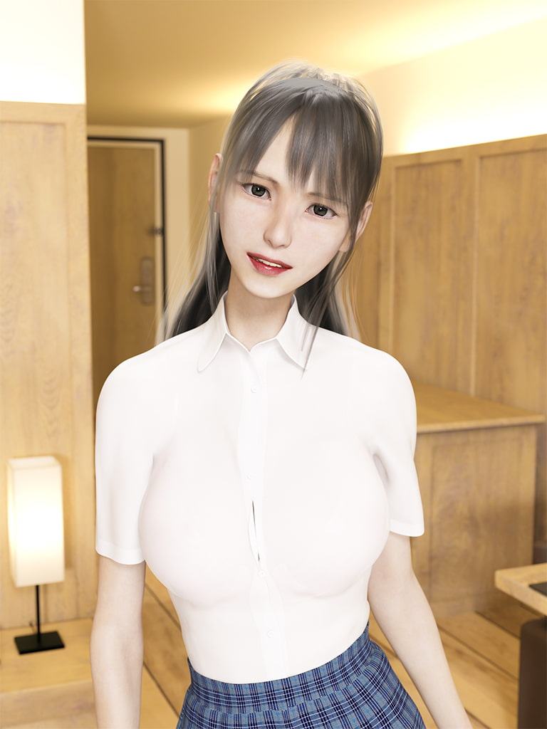 制服生徒ホテル撮影