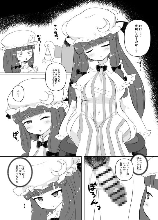 ぱちゅサイ!～引きこもりがちな巨乳魔法使いを催眠調教で生オナホに