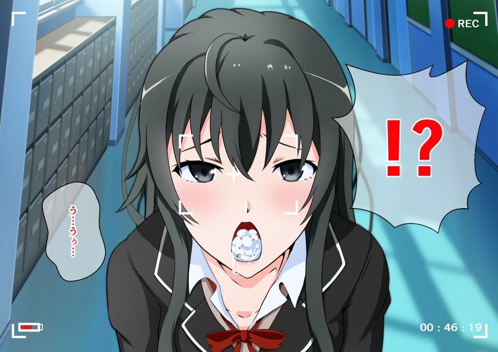 魔法陣で呼び出した奉仕部の部長と学校の中でヤリまくる話