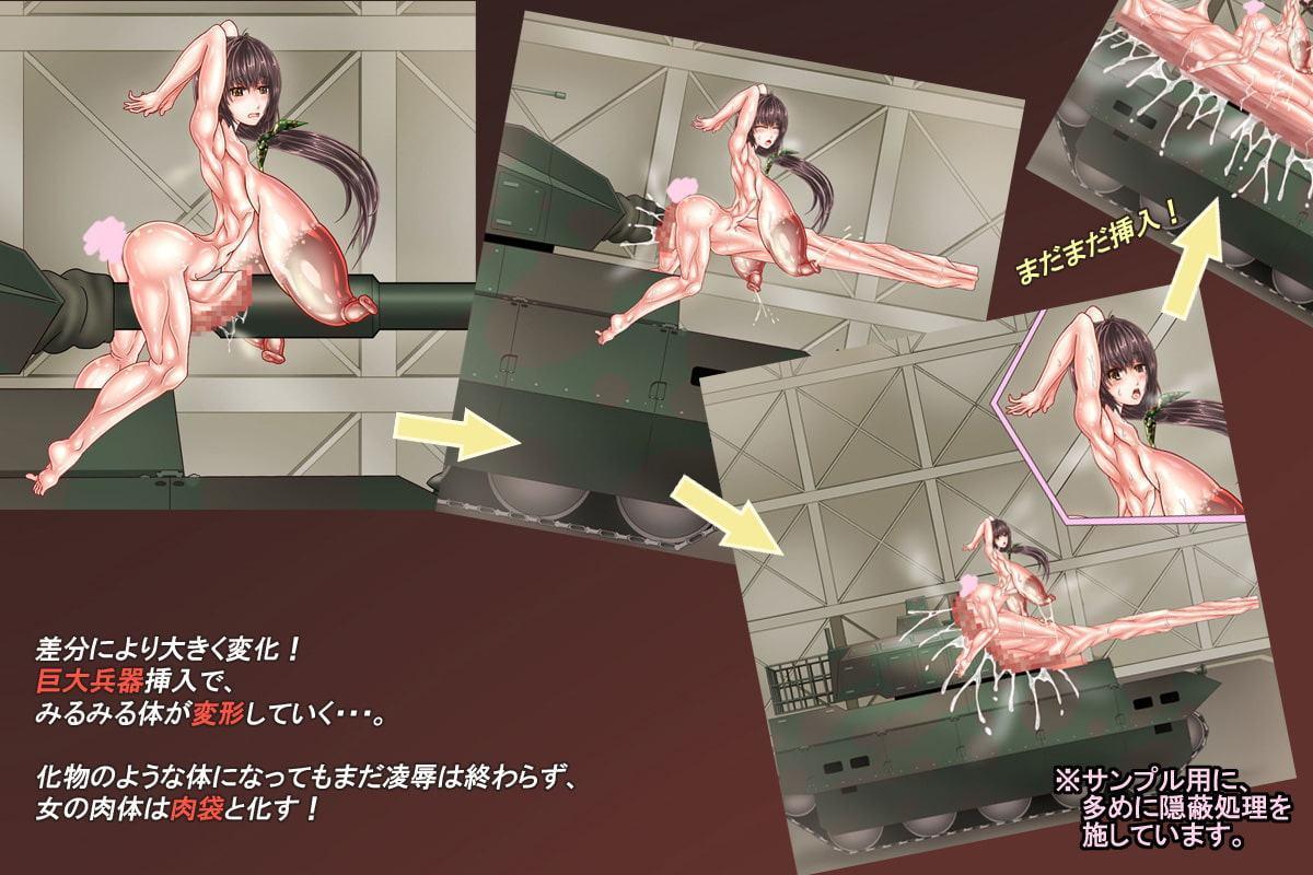 訓練でしごかれて廃肉袋になり果てた女兵士～肉穴は大型兵器の格納庫～