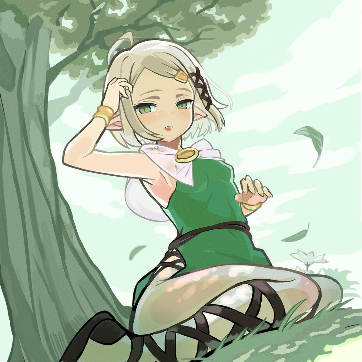 クールな貧乳ロリエルフに優しくねっとり耳舐め搾精される音声 ~たくさん甘えてくださいね~