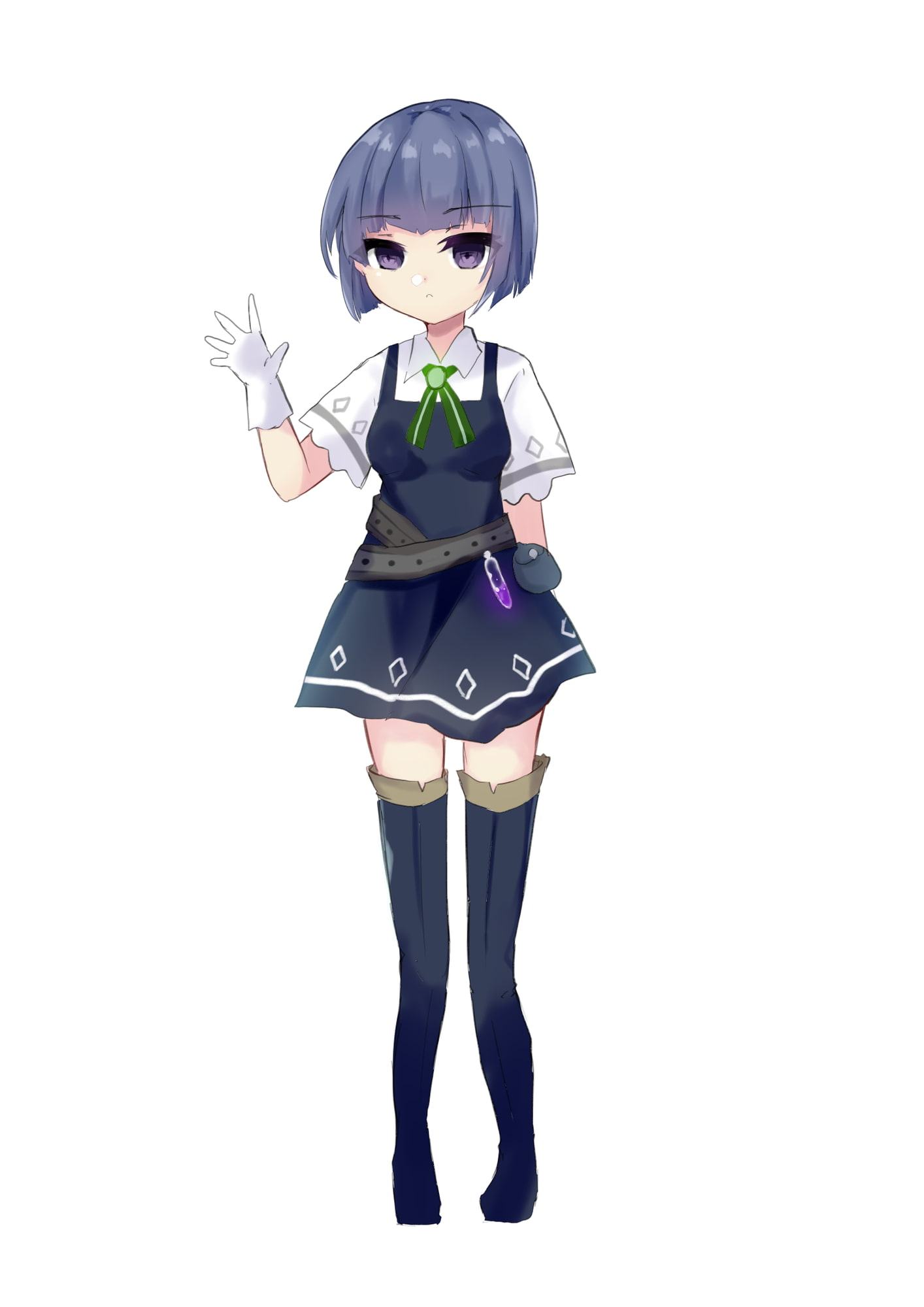 ジト目な薬師の女の子にマゾ搾精されるバイト