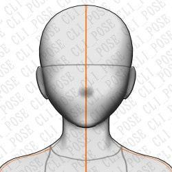【作画資料】顔・頭部計180アングル画像素材