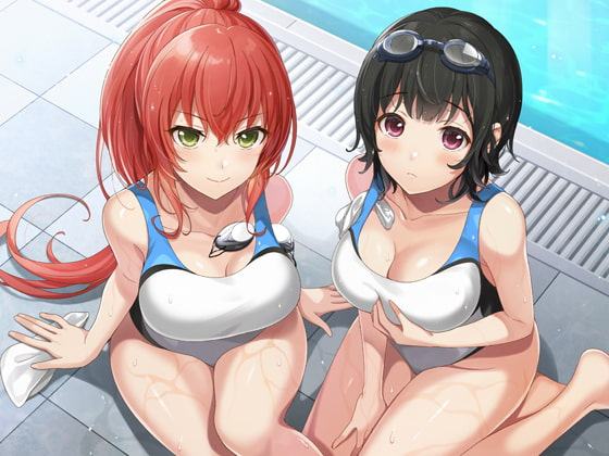 【KU100】水泳部の先輩JKたちとの濃厚おちんぽトレーニング♪【過去作50%オフクーポン付き!】