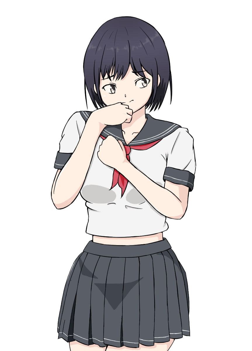 JKみなみちゃん 白い悪魔にそそのかされて