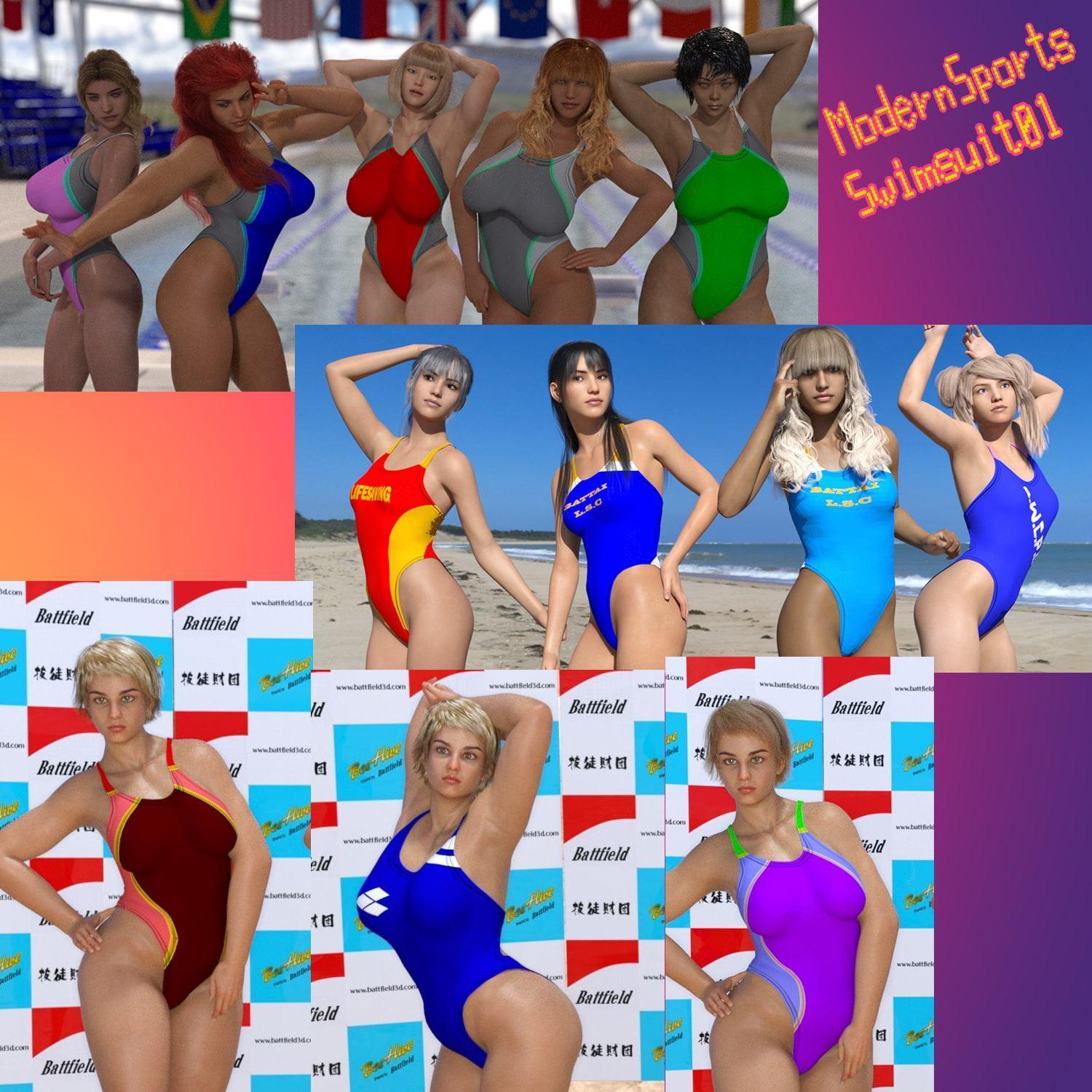 Daz専用競泳水着一号