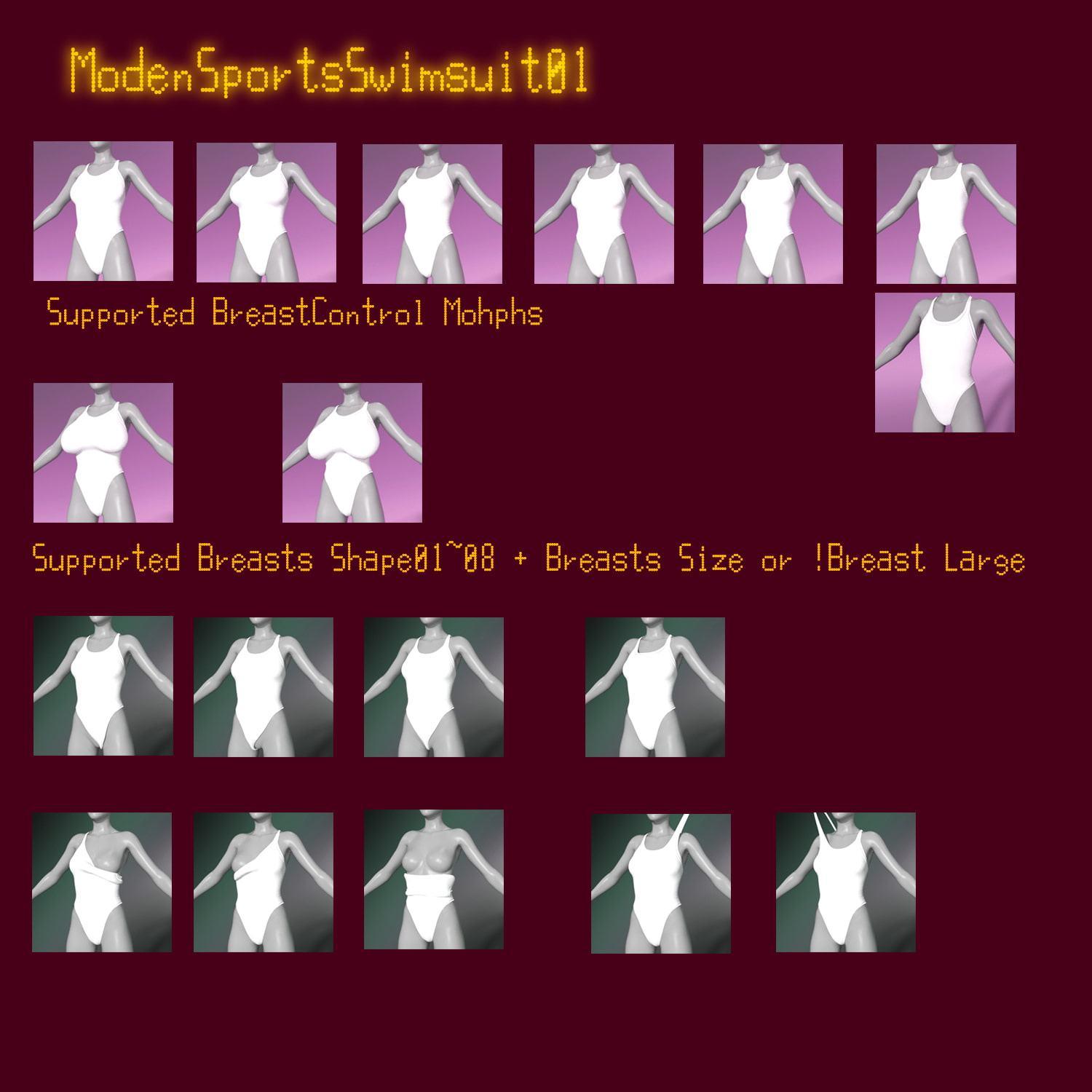 Daz専用競泳水着一号