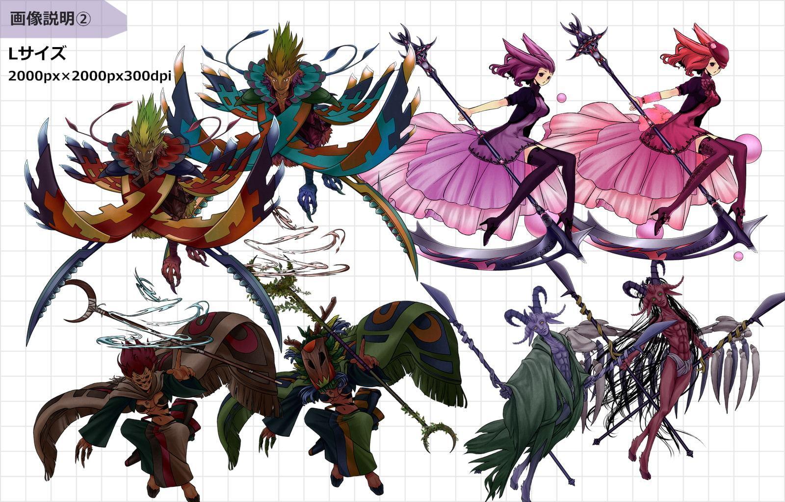 エネミー立ち絵【亜人・獣人】