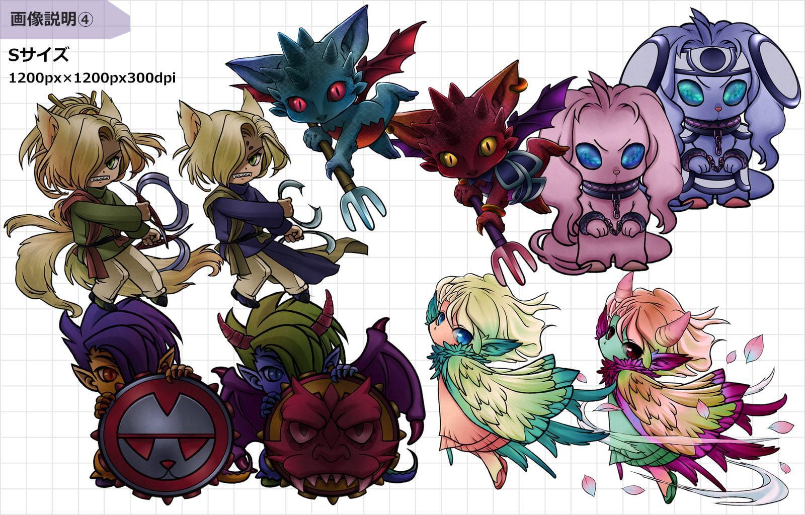 エネミー立ち絵【亜人・獣人】