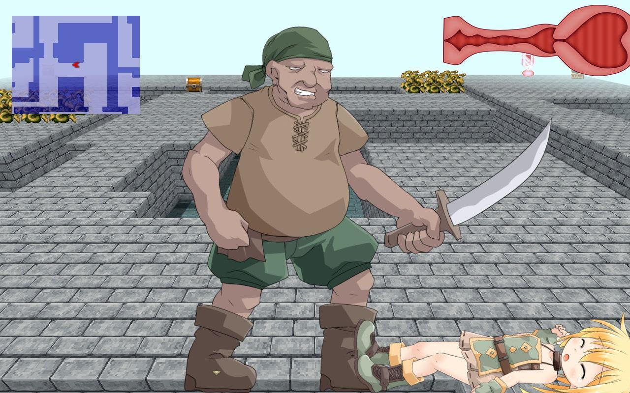 エルフの少女エルミア エッチなダンジョン